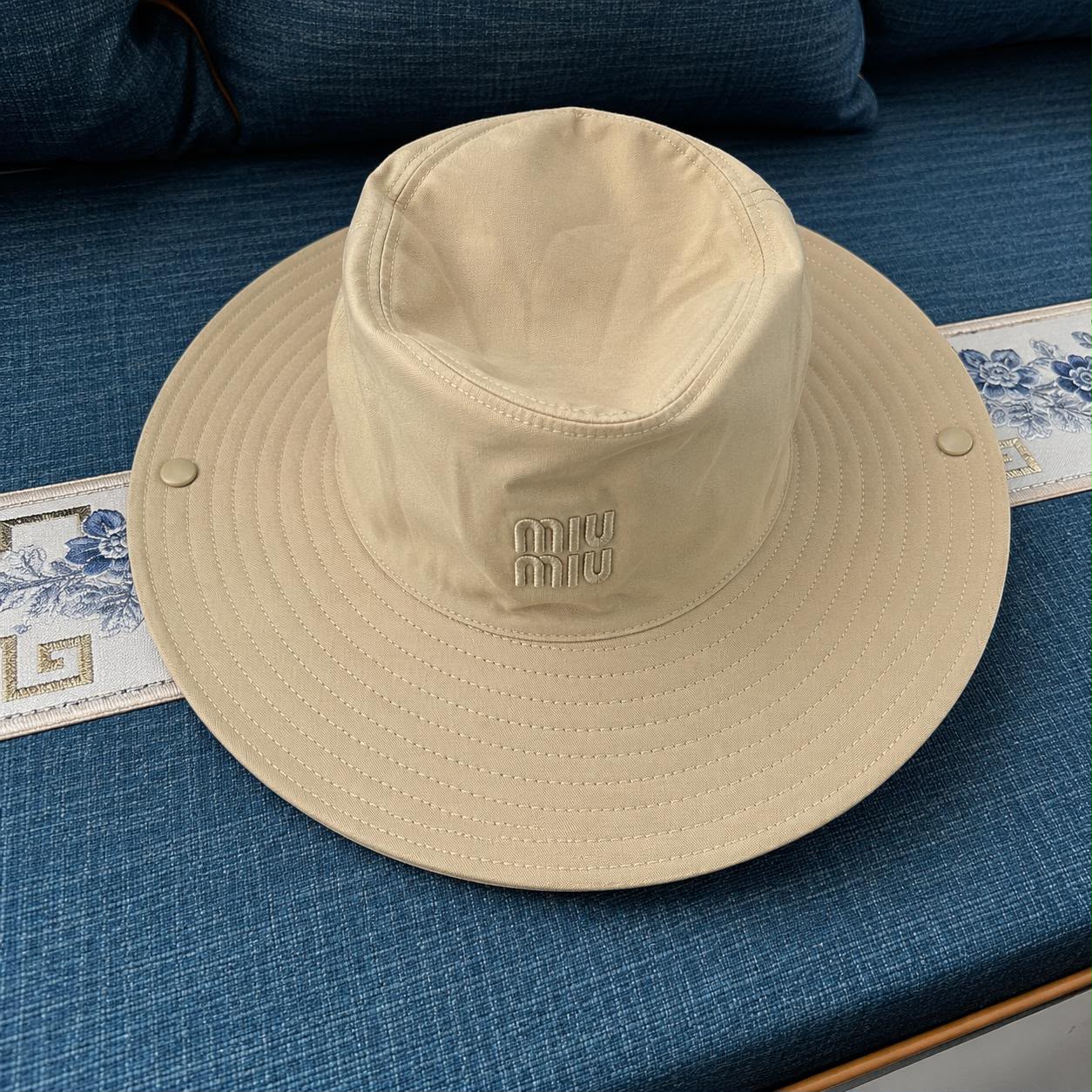 Miu Miu Miu Miu Cotton Bucket Hat