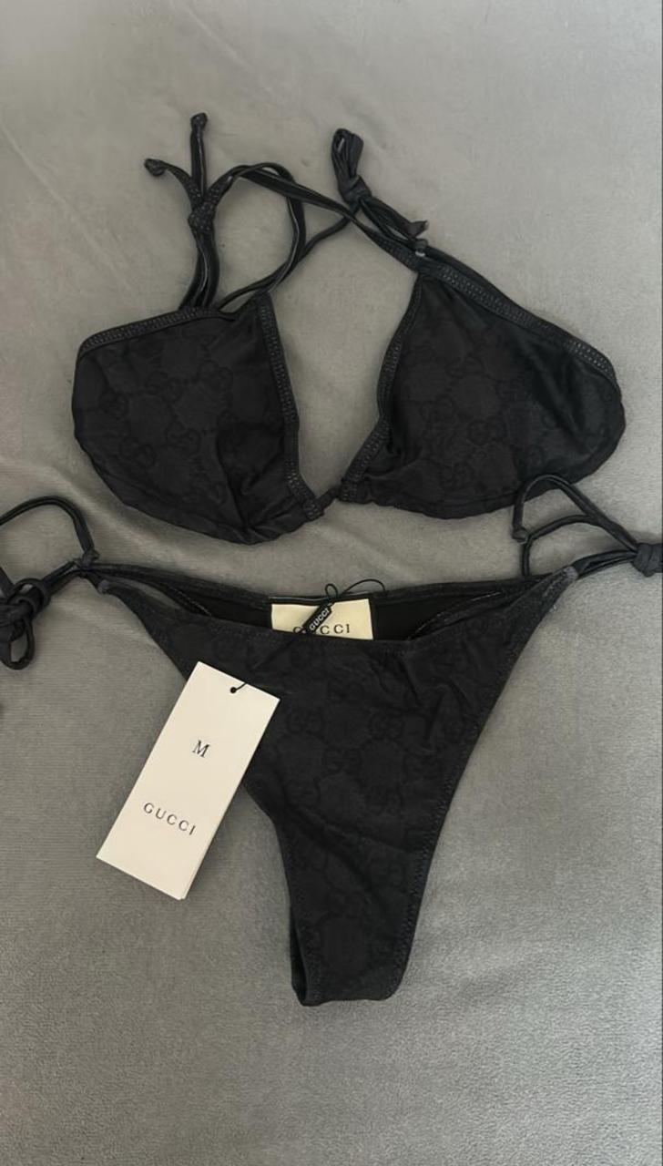 Gucci Gucci GG Jacquard Triangle Bikini Set