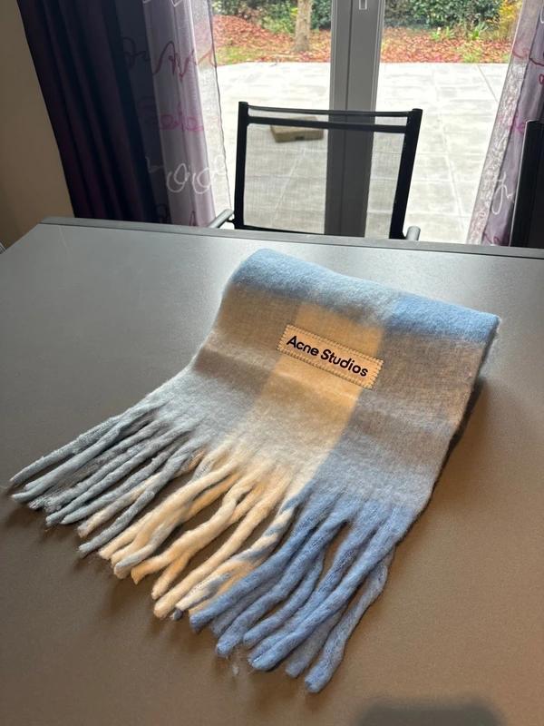 Acne Studios Acne Studios Checked Wool Scarf
