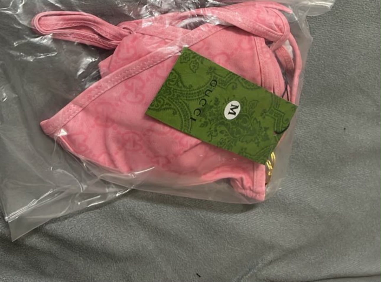 Gucci Pink GG Monogram Bikini Set thumbnail 2