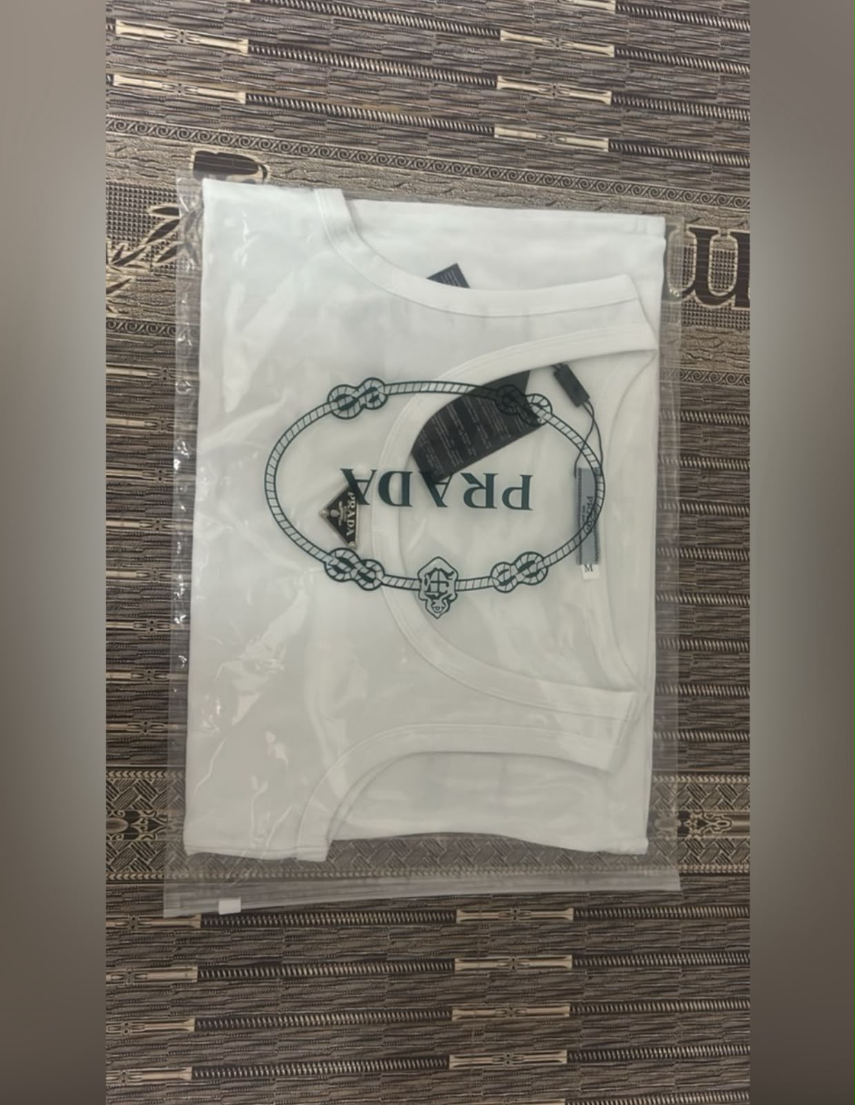 Prada Ribbed Cotton Tank Top thumbnail 2