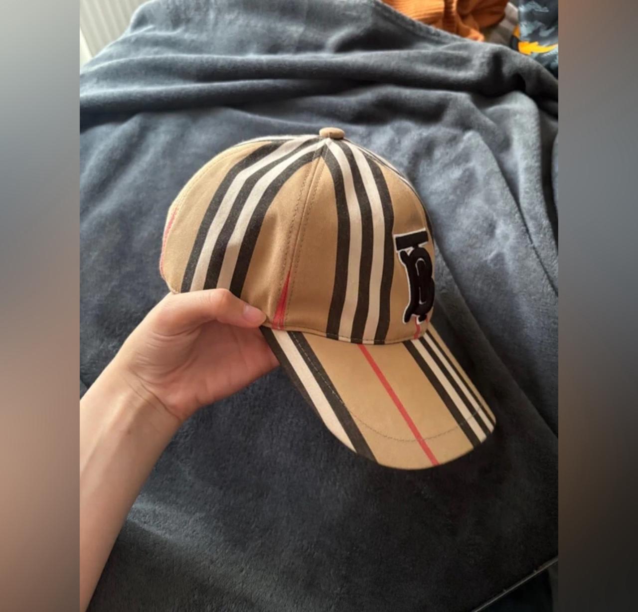 Burberry TB Monogram Check Baseball Cap thumbnail 2