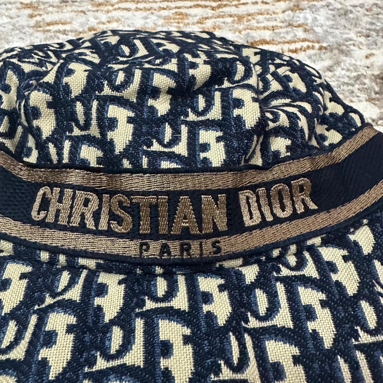 Christian Dior Oblique Bucket Hat with Embroidered Band thumbnail 3