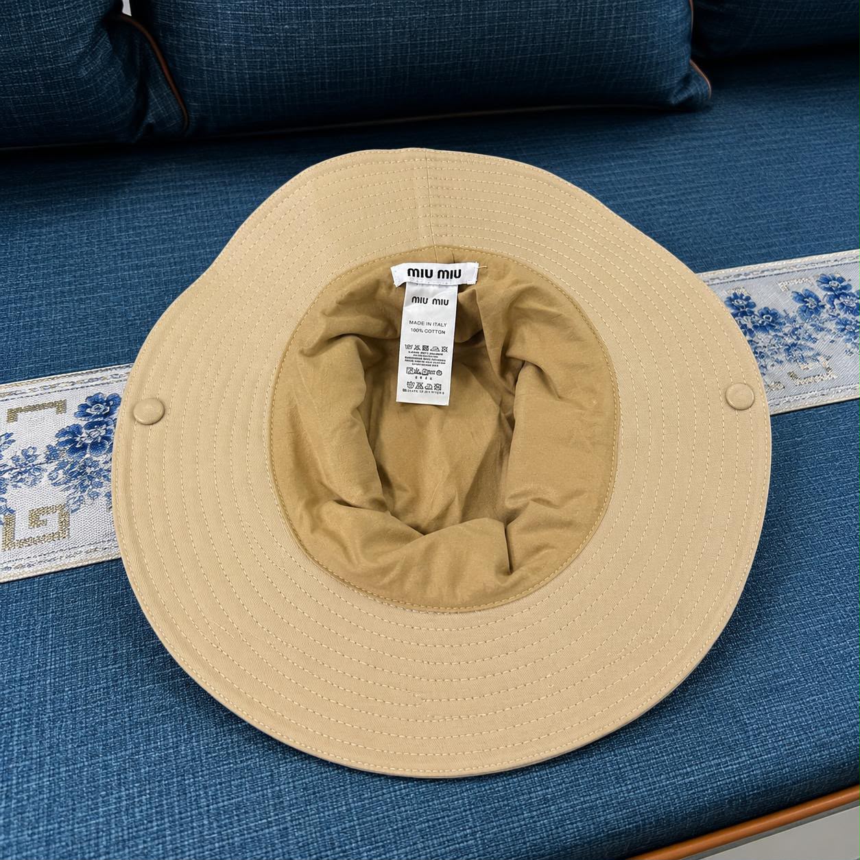 Miu Miu Cotton Bucket Hat thumbnail 3