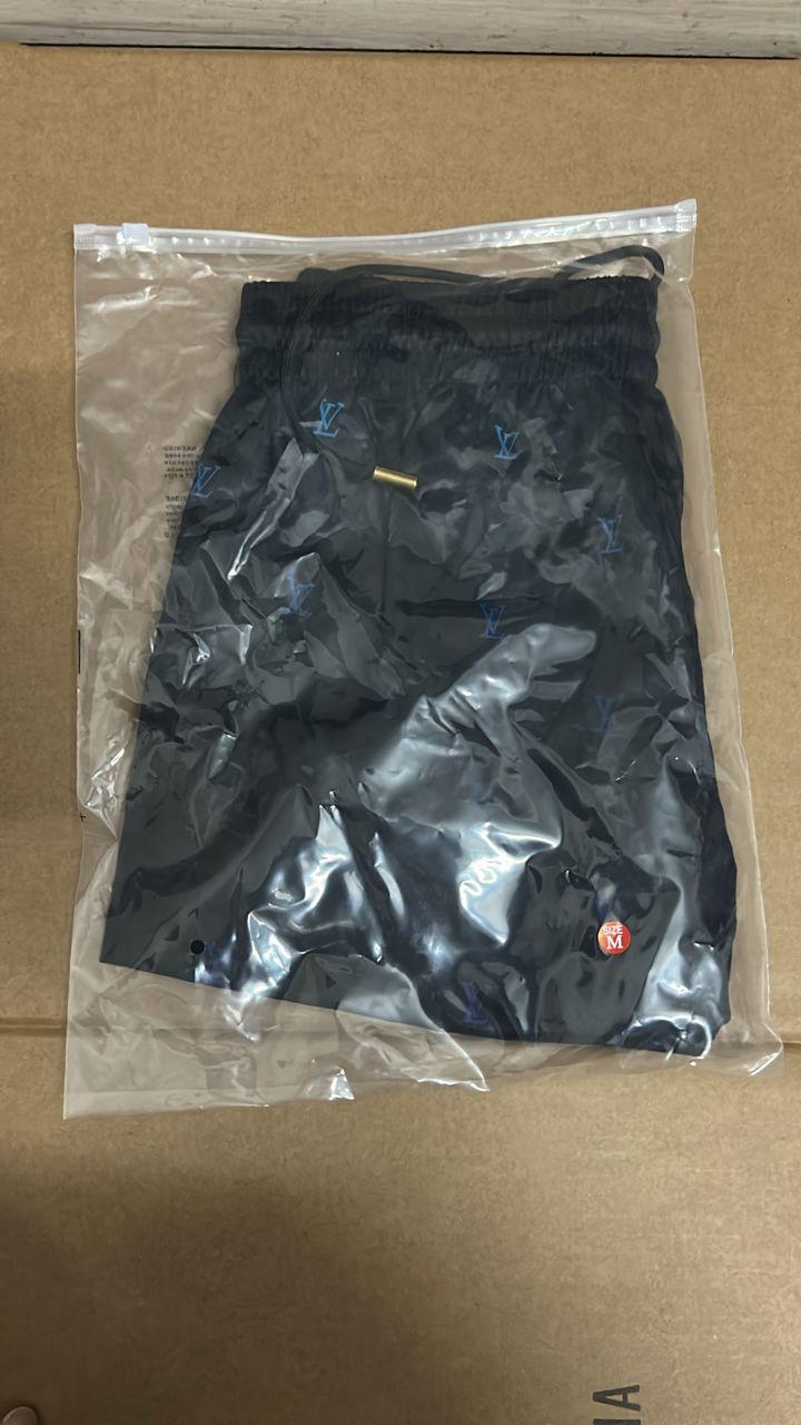 Louis Vuitton Monogram Embroidered Swim Shorts thumbnail 3