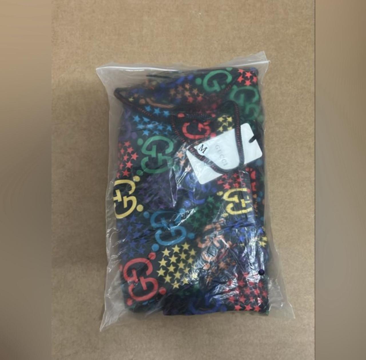 Gucci Multicolor GG Star Print Swim Shorts thumbnail 3