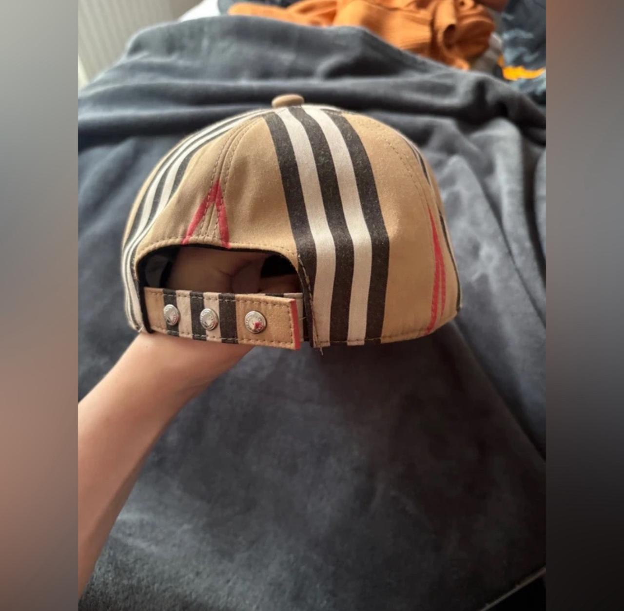Burberry TB Monogram Check Baseball Cap thumbnail 4